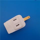 Two Flat Pin Travel PVC Plug (RJ-0103)