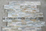 Chinese Yellow Slate Stacked Stone Hebei Wall Cladding Culture