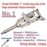 Kg-600gl One Inch Long Axis of The Pneumatic Impact Wrench Air Tool