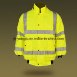 Safety Reflective Cotton-Padded Clothes Raincoat
