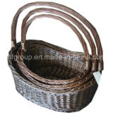Handmade Home Decoration Picnic Basket Wicker Basket Willow Basket
