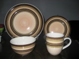 16PCS Dinnerware with Hand Painted (D-0910-03)
