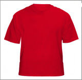 Red Cotton Blank Plain T-Shirt