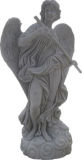 Grey Stone Marble Carving Statue / Sculpture for Landscape and Garden