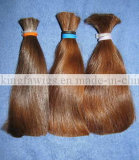 Top Selling Style Full Cuticle Intact on Hot Selling Fashion Women Brown Color Human Hair Bulk Extension
