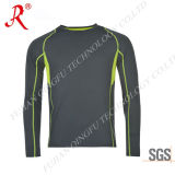 Suitable Men' S Long Sleeve Sport T-Shirt for Running (QF-S1021)