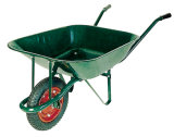 Hot Sale Wheelbarrow Wb6201 Pneumatic Wheel 65L Metal Tray (Manufacture)