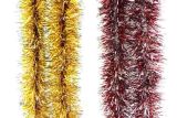 Christmas Tinsel Gold&Red