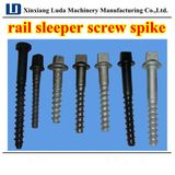 Xinxinag Luda Rail Sleeper Screw Spike for Railway Fastening