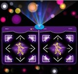 2015 New Double Dance Pad with Projection Ballroom Effect 3000 Songs Dance Mat for TV and PC