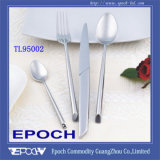 New Design Square Handle Hammered Cutlery (TL95002)