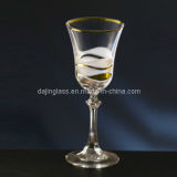 Crystal Goblet with Gold