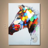 Modern Oil Painting with Animal for Home Decor
