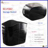 Fashional Croc Pattern shiny PU storage basket (5807)