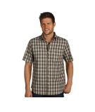 Mens Short Sleeves 100% Cotton Classic Casual Check Shirt