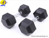 Hot Sale Cast Iron Rubber Coated Dumbbell