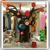 Indoor Decor Fake Artificial Tree Made of Fiberglass