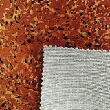 Bronzed Polyester Suede Fabric Bonded with T/C Backing for Sofa