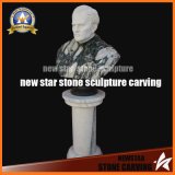 Head Bust Stone Carving, Man Bust