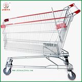 210L Big Capacity Asian Metal Shopping Trolley (JT-E10)