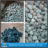 Black/White Polished Natural Pebble Stone for Garden Decoration