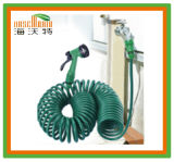 15m EVA Coiled Hose with 5 Function Plastic Nozzle