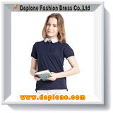 School Uniform Girls' Short Sleeve Polo Shirt (UC508)