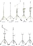 Boom Cymbal Stand, Straight Cymbal Stand, Snare Stand ( Hi Hat Stand, Tom Stand) (JA, JB, JC, JD)