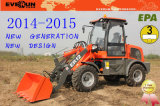 Everun CE Approved1.2ton Articulated Compact Shovel Loader