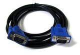 25ft 25 Ft 15 Pin SVGA Super VGA Monitor M Male 2 Male Cable Blue Cord for PC TV