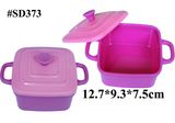 Mini Size Square Shape Silicone Bowl, Cooker Steamer Case, Microwave Healthy Cooker Non-Stick