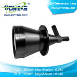 Double Magnification Bi-Telecentric Lens for Optical