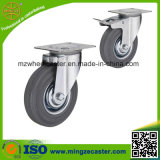 3inch to 10inch Steel Core Grey Rubber Caster Wheel