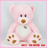Pink Stuffed Teddy Bear Push Toys