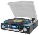 USB/SD Turntable Player with FM Radio