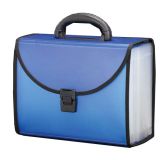 30 Dividers Briefcase with Handle and Cloth Edge