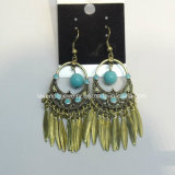 Color Beads Drop Earrings for Women Fashion Jewelry Accessory