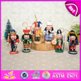 2015 Small Wooden Nutcracker Toy, Professinal Cheap Toy Nutcracker, Wooden Soldier Nutcracker for Christmas Decoration W02A047