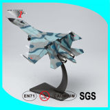 Su-27 Airplane Model with Die-Cast Alloy