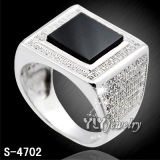 Fashion Accessories/925 Sterling Silver Imitation Jewelry Man Ring (S-4702)