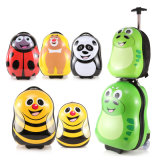 Kid's Trolley Roller Bag 3D Cartoon Characters Rolling Suitcase Hard Wheeled Luggage Case