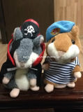Talking Record Pirate Sailor Hamster Toys