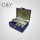Purple Leather Jewelry Storage Box