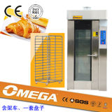 Omega Gas Rotary Rack Oven for Bakery (manufacturer CE&9001)