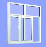 Top Quality Pvcframe Double Toughened Glass Sliding Window