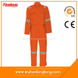 Factory of Red Color Reflective Coverall for Fire Fighting Wh113