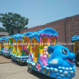 New Design Electric Car Amusement Child Train with Trackless