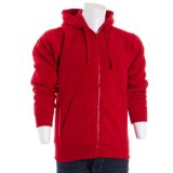 Red Fashion Men's Jacket with Hood Strings