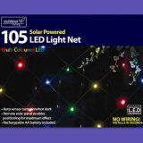 Solar LED Net Light as Christmas Holiday Decoration
