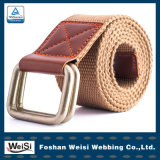 Design Fashion Belts, Double Loops Buckle, Pure Colors Belts
